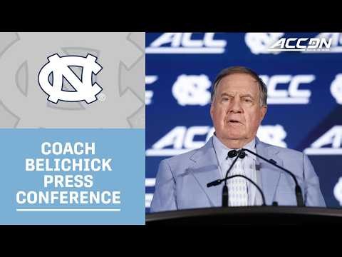 Bill Belichick North Carolina Press Conference | 2026 ACC Football Kickoff
