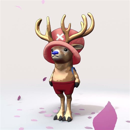 Ladies and Gentleman! Meet Tony Tony Chapper's 3D Model #onepiece #anime #3dmodel #blender