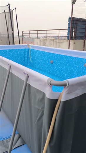 13.3ft x 6.7ft x 3.3ft Rectangular Pool Set