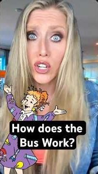 How does the bus work🤔 #comedy #school #whenwewereyounger #growingup comedian is Sasha Von