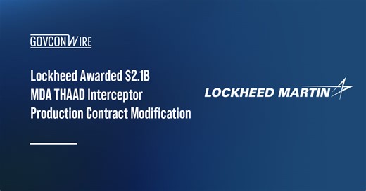 Lockheed Awarded THAAD Interceptor Production Modification