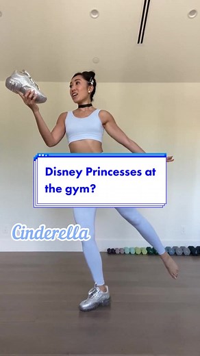 What if Disney princesses went to the gym? Here’s what they’d wear! Which one is your fave? #disney #princess #disneyprincess #halloweenlook
