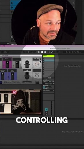 FCB1010 Foot Controller: Unleash Ableton Live Control! #shorts