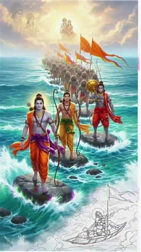 ram setu nirman hanuman ji 🌺🙏🏻#trending #viral #shorts
