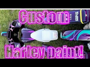 CUSTOM HARLEY DAVIDSON ROAD GLIDE PAINT
