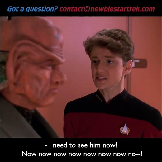 Picard: "He's my Number One Dad!"