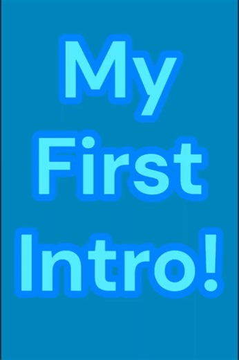 My First Video Intro #roblox #clipchamp #animation #robloxanimation #moonanimator