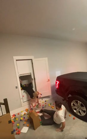 Dumbwaiter Playpen Balls Prank Gone Wrong