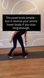 49K views · 8.3K reactions | This pose looks simple-but it rewires your entire lower body if you stay long enough.⁣ It's not about pushing through-it's about staying through.⁣ ⁣ Staying with the breath.⁣ ⁣ Staying with the sensation.⁣ ⁣ Staying with yourself.⁣ ⁣ If your body's craving a reset, my Calm Program is your invitation to slow down, soften, and rebuild from the inside out.⁣ ⁣ Comment CALM and I'll send you the link! | Mandy Froehlich | Facebook