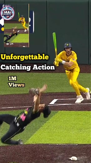 "UNREAL Diving Catch 😱 Last-Second Save Stuns Everyone! |Baseball Insane Moment #sports #trendingnow