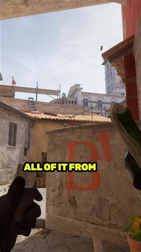 B Site Smokes From Banana On Inferno #shorts #cs2