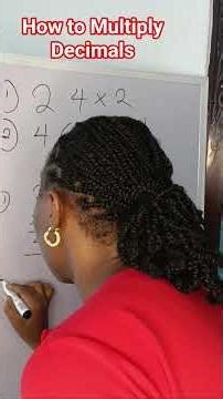 Easy steps to multiply Decimals