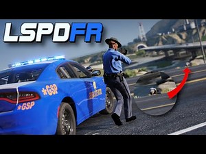Georgia state trooper patrols the most dangerous freeway - GTA 5 LSPDFR