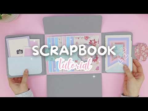Super Easy Scrapbook Card | Tutorial by NJ Paper Crafts