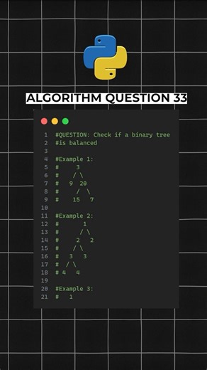 ALGORITHM QUESTION 33 #shorts #python