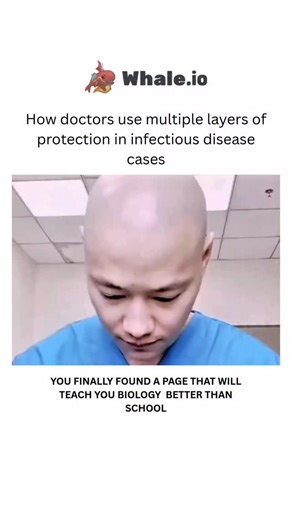 Medical on Instagram: "When doctors handle patients with highly infectious diseases, they don’t rely on just one layer of protection. They suit up with multiple layers of PPE, including gloves, masks, gowns, face shields, and sometimes even full-body suits with respirators. Each piece plays a role in keeping them safe from exposure, allowing them to do their job while minimizing the risk of infection. Dm for credit or removal🙏 For educational purposes only...... #viral #explore #science #knowle