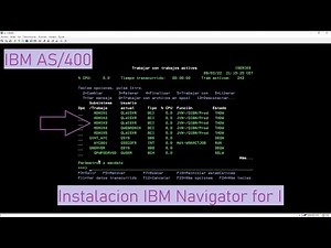 IBM AS/400: Instalación de IBM Navigator for I