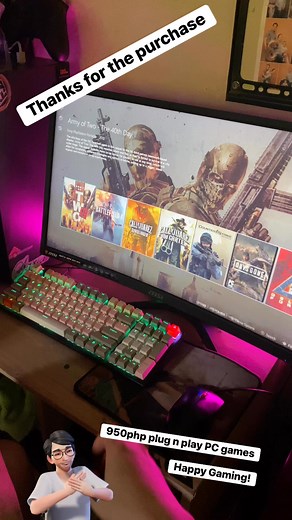 15K views · 23 reactions | 950php plug n play 500gb PC games. with lifetime aftersales service, thanks for the purchase. Happy long weekend gaming! | PC Games Collections | Facebook