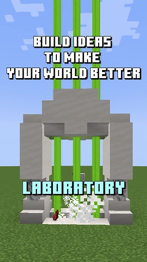 Laboratory Build Ideas #minecraft #minecraftbuilding | Minecraft Build Idea