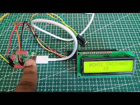 CH32V003 - MCP23017 I2C LCD