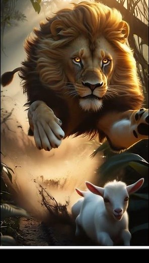 Epic Lion Hunt in the Wild Jungle | Realistic 3D Animation | Wildlife Action 2025