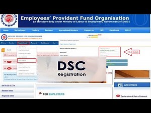 EPFO Digital Signature: EPFO DSC Registration Process | PF Digital Signature error #epfo #dsc