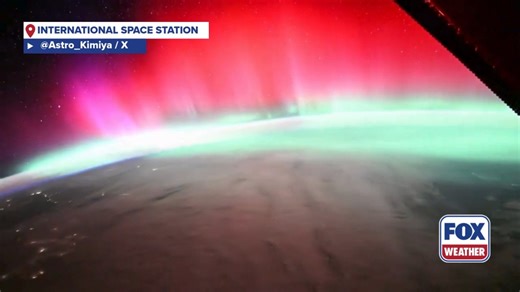 SHINE ON✨: Video captures a spectacular view of the aurora lights dazzling from space on Jan. 11. The astronaut who captured it wrote on X, “above all, imagining everyone smiling with joy upon seeing the footage, I laughed to myself.” #aurora #space #auroraborealis #foxweather | FOX Weather