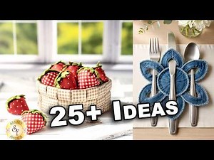 25+ Fun and Easy Sewing Projects for When You are Bored