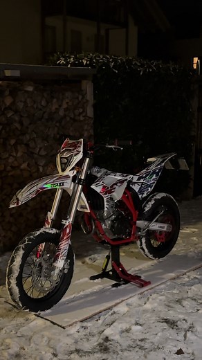 #clean #winter #snow #125 #supermoto