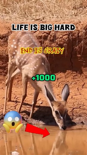 Petcoo on Instagram: "A calm drink… then pure CHAOS 🐍😱 Watch the last second! A lone bushbuck gazelle approaches a muddy waterhole… Everything is silent. Still. Tense. Then in the final second, a giant anaconda EXPLODES out of the water — and the entire scene shifts into grainy, high-contrast chaos. Your heart will jump. 😳💥 👉 Save this for later 👉 Share it with someone who loves wildlife 👉 Comment “OMG!” if the ending got you #GazelleAttack #AnacondaAmbush #WildlifeReels #InsaneMoment #Un