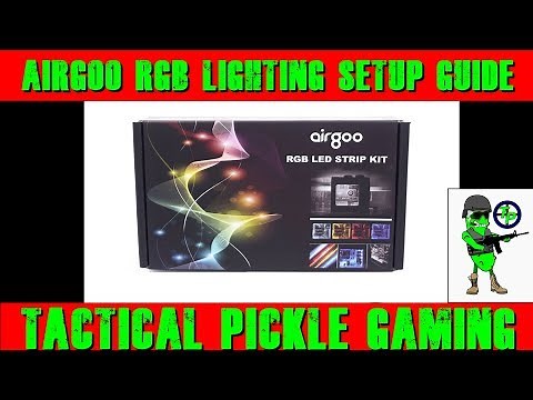 Airgoo RGB LED Strip kit Setup Guide - Tactical Pickle Gaming