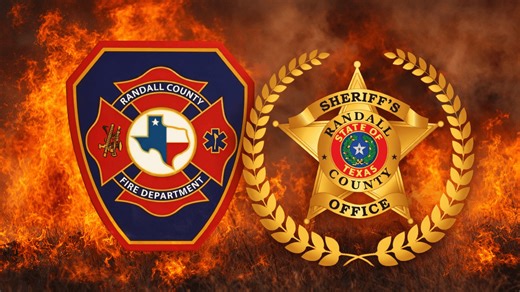 Grass fire in Randall County destroys dilapidated home