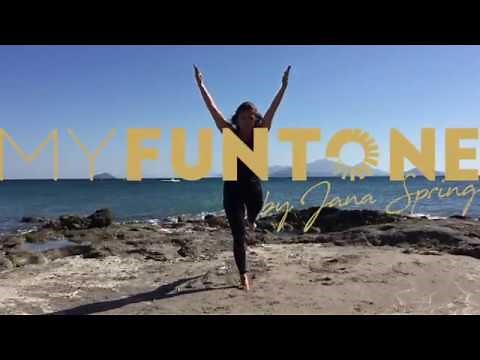 Functional fitness exercises. FunTone Workout by Jana Spring.