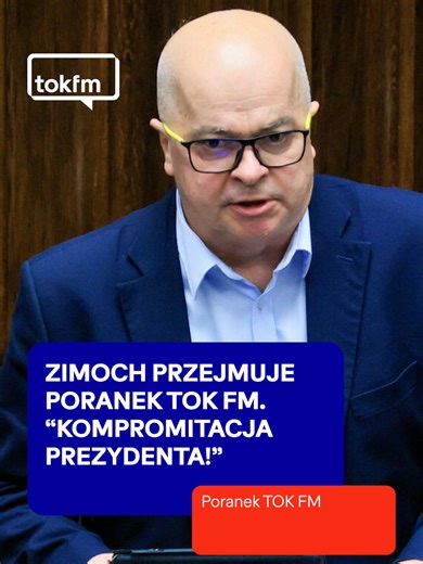 Niecodzienna sytuacja w Poranku TOK FM. Tomasz Zimoch z mocnym przekazem do prezydenta: Karol Nawrocki przedstawiając projekt nowej ustawy korzystał chyba z wzorców wschodnich. Ten projekt to jest bubel prawny. Panie prezydencie, niech pan nie idzie tą drogą, niech pan nie słucha złych doradców! To absolutna kompromitacja! #tokfm #polityka #PoranekTOKFM #pis #nawrocki #KRS #ustawa