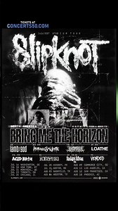 Slipknot (sic)est Stadium Tour 2027 w/Bring Me The Horizon!