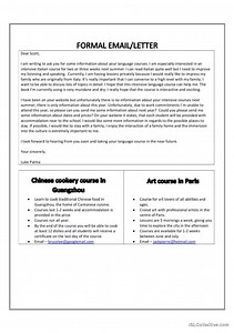 Formal Email
