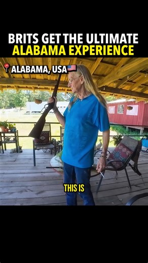 British Couple Shoot Rifles & Shotguns for the First Time on a Ranch in Alabama 🇺🇸 #alabama #deepsouth #redneck #america #usa #ranch #countrylife #louisiana #texas #guns | Jack Aynsley Travel