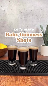 9.7K views · 115 reactions | Baby Guinness Shots  #shots #drinks #recipes | Tipsy Goat Cocktails | Facebook