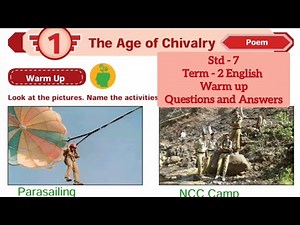 The Age of Chivalry 7th english term 2 Warm up Questions and Answers