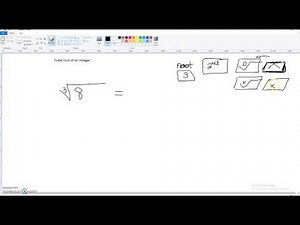 Cube root of an integer