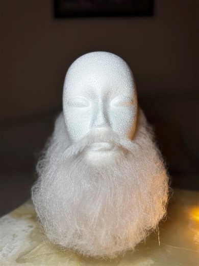Realistic Handmade Santa Beard Moustache Set | Custom Color Cosplay Theater - Etsy