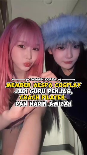 Member Aespa Cosplay jadi Guru Penjas, Coach Pilates, dan Nadin Amizah #kpop #shorts