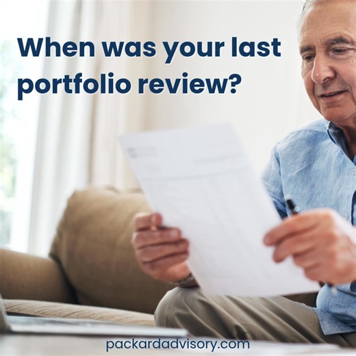 When was your last portfolio review?  Regular check-ins help ensure your investments align with your goals, risk tolerance, and market shifts. Don’t wait for January to course-correct. Secure your year-end review before spots fill up. Contact us now at packardadvisory.com. #PortfolioReviews #RetirementPlanning #FinancialPlanning #InvestmentStrategy #PackardAdvisoryServices | Packard Advisory Services | Facebook