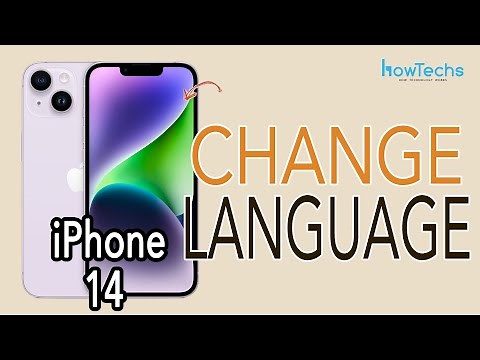 iPhone 14 - How to Change Language | Howtechs