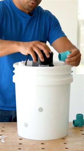how to make a bucket filter for a pool