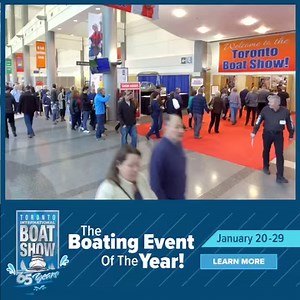 1.5K views · 135 reactions | It's the boating event of the year! Over 450 exhibitors are packed in and ready to show you the best boating has to offer! Save $5 on advance E -Tickets when you join the Captain’s Club newsletter and get your tickets today! | Toronto International Boat Show | Facebook