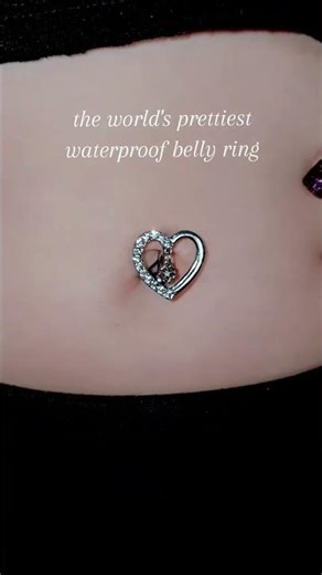 prettiest waterproof belly ring in the world ✨