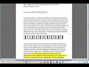 List of GE Universal Remote Codes for Vizio TVs? Philips Universal Remote codes? Sanyo TVs?