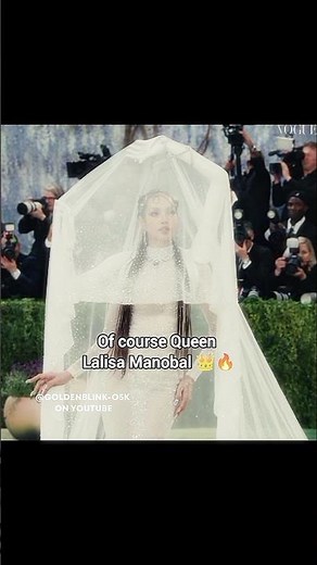 But she changed the colour 😍🔥 #metgala2026 #Lisametgala2026 #lisa #blackpink