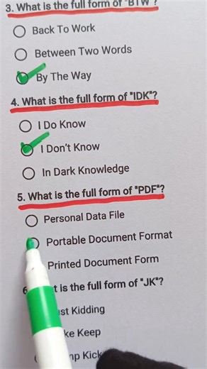 Full Form Quiz - Can you get 7/7? #fullform #fullforms #quiz #quiztime #trivia | quizkingofficial1